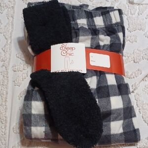 Sleep Chic pants and socks